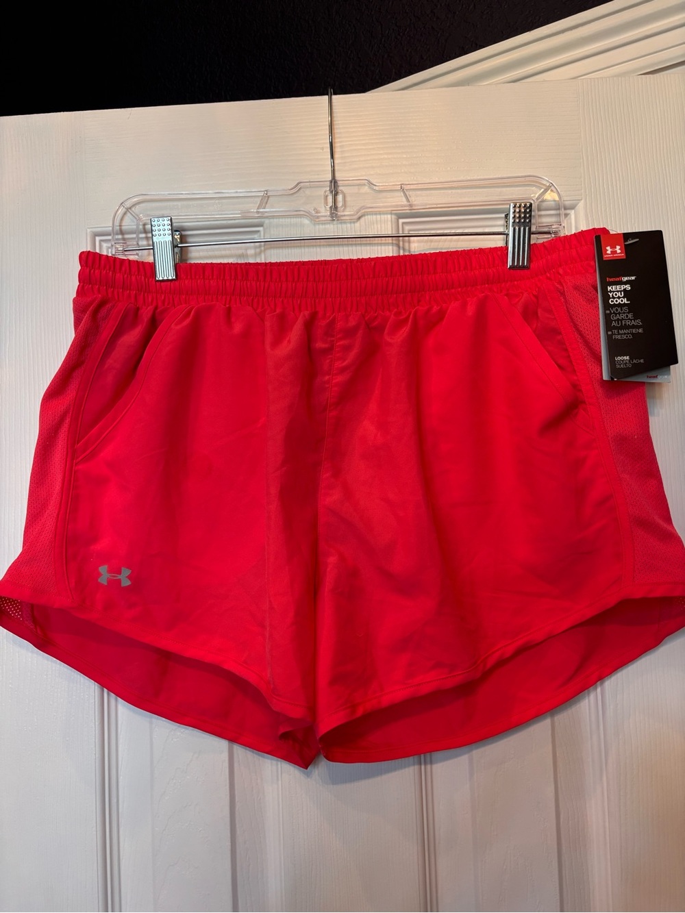 Under Armour Women’s Red/Salmon Performance Running Shorts
